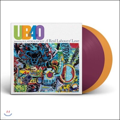UB40,Ali,Astro,Mickey — UB40 (유비포티) - A Real Labour Of Love 앨범 커버