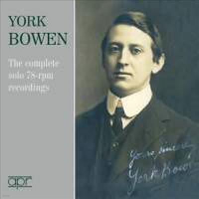 York Bowen - The complete 78rpm Recordings - York Bowen