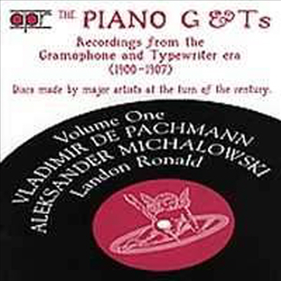 The Piano G & Ts Volume 1 - Recordings from the Gramophone & Typewriter era (1900-1907)(CD) - Aleksander Michalowski