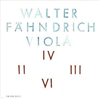  ҵ帮 : ö (Walter Fahndrich : Viola) (LP) - Walter Fahndrich