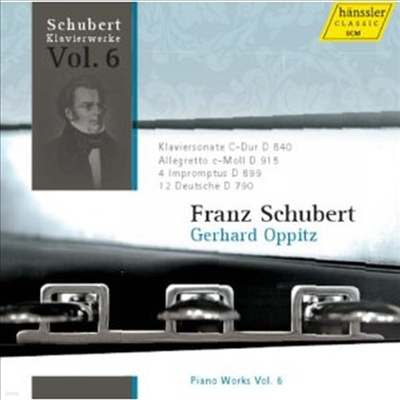 Ʈ: ǾƳ ǰ 6 (Schubert: Piano Works, Vol.6)(CD) - Gerhard Oppitz