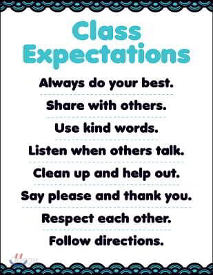 Aqua Oasis Class Expectations Chart
