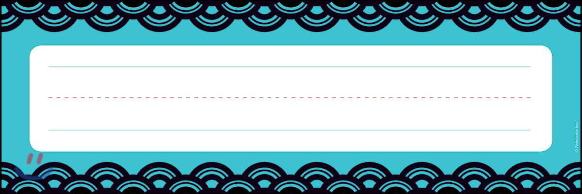 Name Plates Aqua Oasis