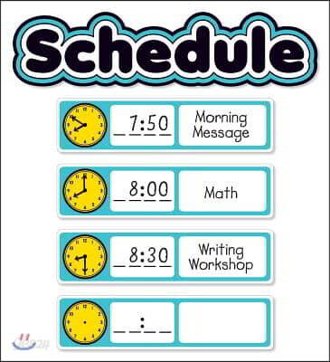 Aqua Oasis Schedule Mini Bulletin Board