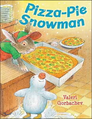 Pizza-Pie Snowman