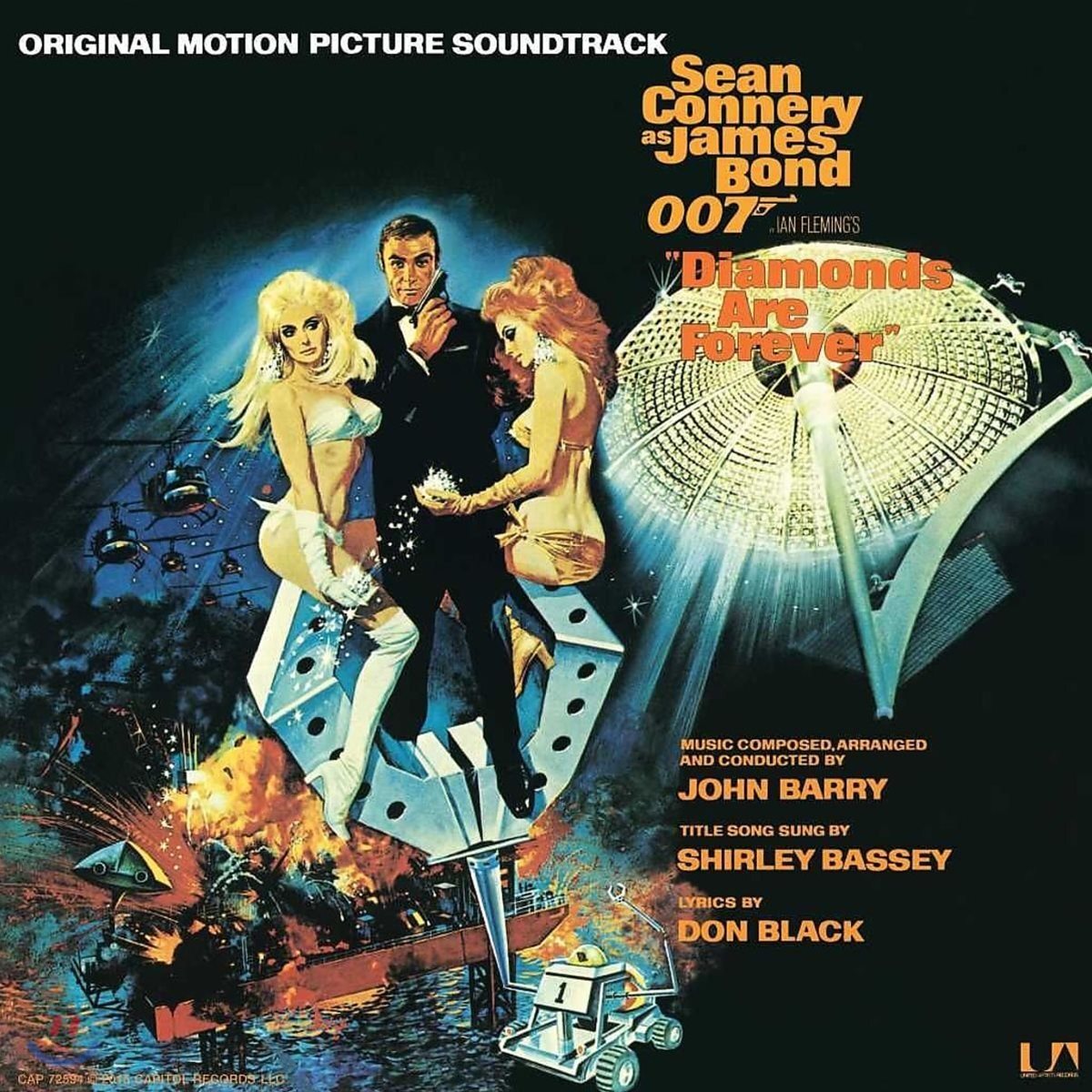 007 다이아몬드는 영원히 영화음악 (Diamonds Are Forever OST by John Barry 존 배리) [LP]