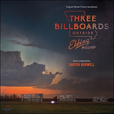 Carter Burwell — 쓰리 빌보드 영화음악 (Three Billboards Outside Ebbing Missouri OST by Carter Burwell 카터 버웰) 앨범 커버