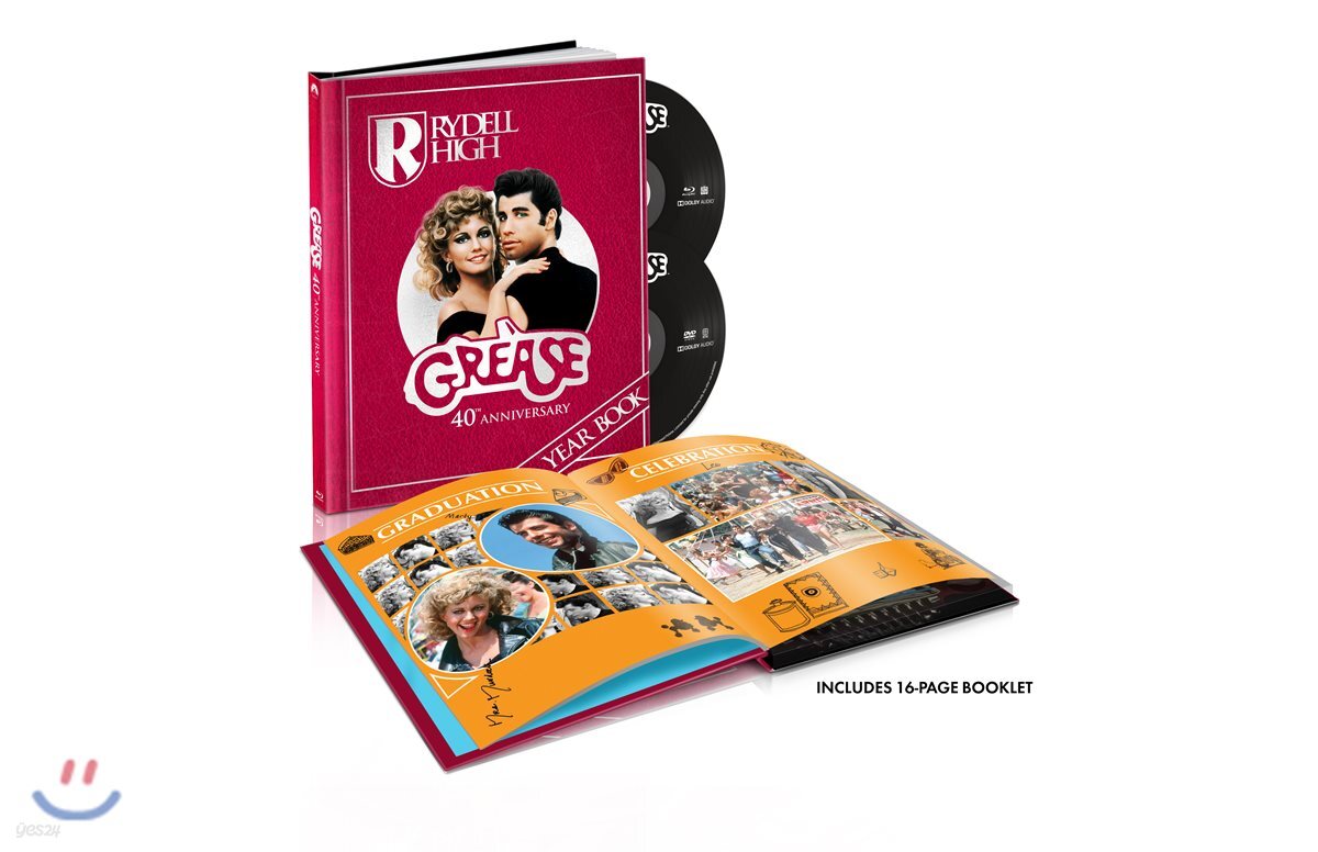 [품절임박] 그리스 - 40주년 기념 (2Disc 4K UHD 디지북 한정수량) : 블루레이
