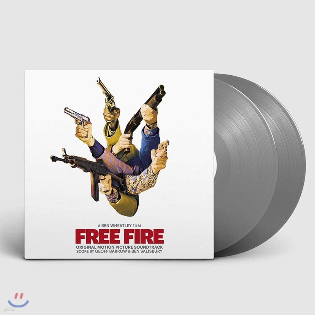프리 파이어 영화음악 (Free Fire OST by Geoff Barrow &amp; Ben Salisbury) [실버 컬러 2 LP]