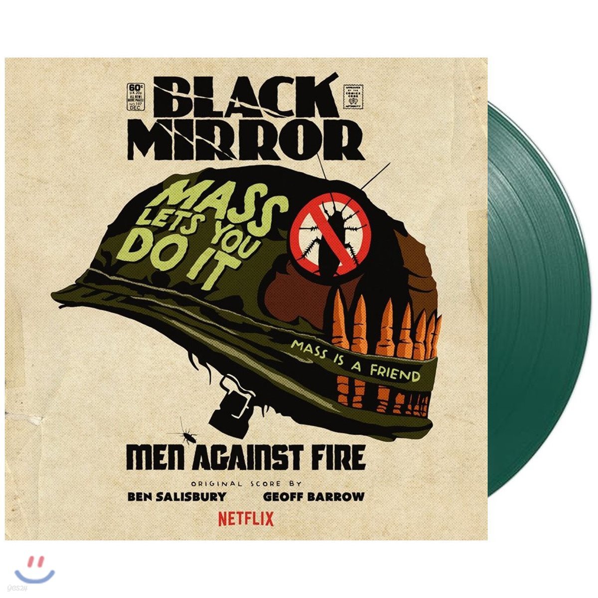 블랙 미러: 멘 어게인스트 파이어 드라마 음악 (Black Mirror: Men Against Fire OST by Ben Salisbury &amp; Geoff Barrow) [그린 컬러 LP]