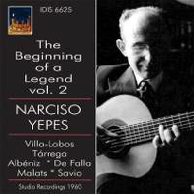 佺 -   (Narciso Yepes - The Beginning of a Legend Vol.2)(CD) - Narciso Yepes