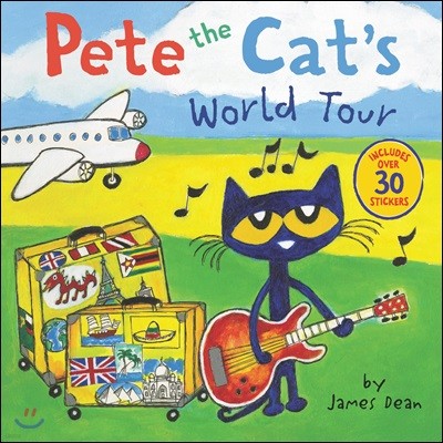 Pete the Cat's World Tour: Includes Over 30 Stickers!