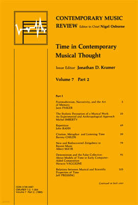 Time in Contemporary Musical Thought