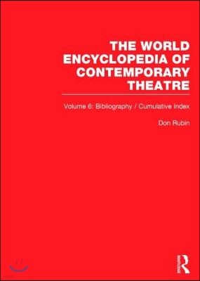 World Ency Cont Theatre V1-6