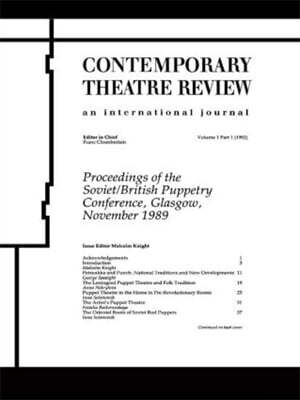 Proceedings of the Soviet/British Puppetry Conference