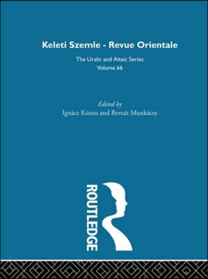 Keleti Szemle-Revue Orientale