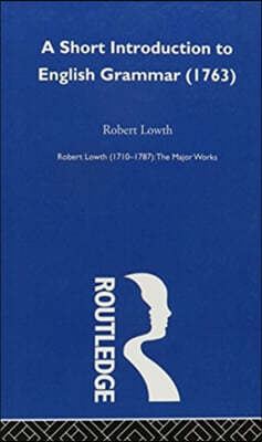 Robert Lowth 1710-1787
