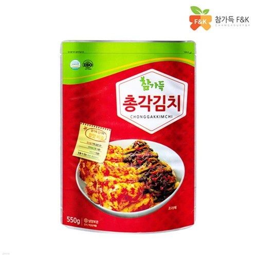 참가득 총각김치 550g -파우치