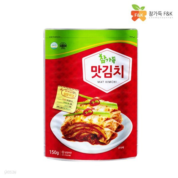 참가득 맛김치 150g -파우치