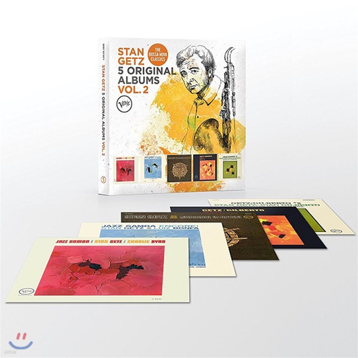 Stan Getz - 5 Original Albums Vol.2 스탄 게츠 오리지널 앨범 5CD 박스 세트