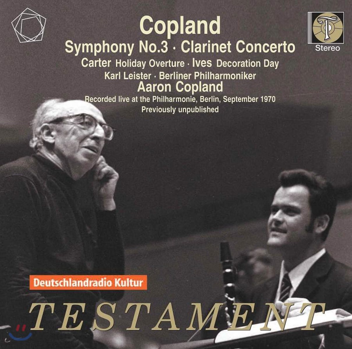 Aaron Copland 코플랜드가 지휘하는 코플랜드: 클라리넷 협주곡, 교향곡 3번 외 (Copland: Symphony No.3, Clarinet Concerto)