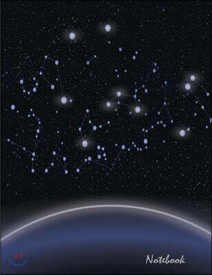 Notebook: Constellations: Journal Dot-Grid, Grid, Lined, Blank No Lined: Book: Pocket Notebook Journal Diary, 110 pages, 8.5" x