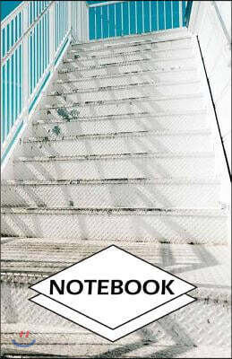 Notebook: White stair: Small Pocket Diary, Lined pages (Composition Book Journal) (5.5" x 8.5")