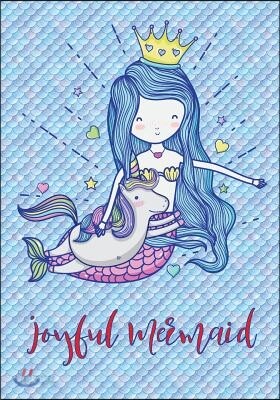 Joyful Mermaid: Little Unicorn and Beautiful Mermaid, Gratitude Journal for Kids, Kids Gratitude Journal, Gratitude Notebook, Grateful