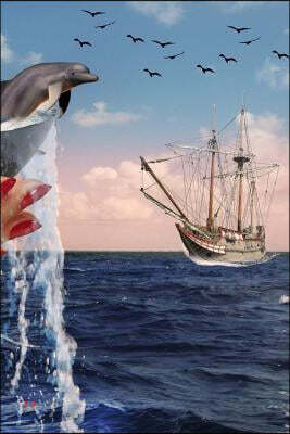 Summer, Oceans, Dolphins Fantasy Journal: Notebook, 150 Lined Pages, Softcover, 6 X 9