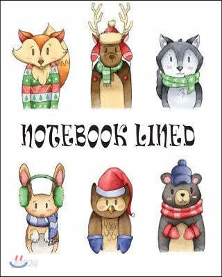 Notebook: Winter Forest Animal: Notebook Journal Diary, 120 Pages, 8 X 10 (Notebook Lined, Blank No Lined)