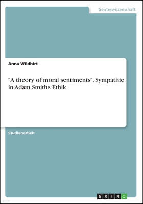 "A theory of moral sentiments". Sympathie in Adam Smiths Ethik