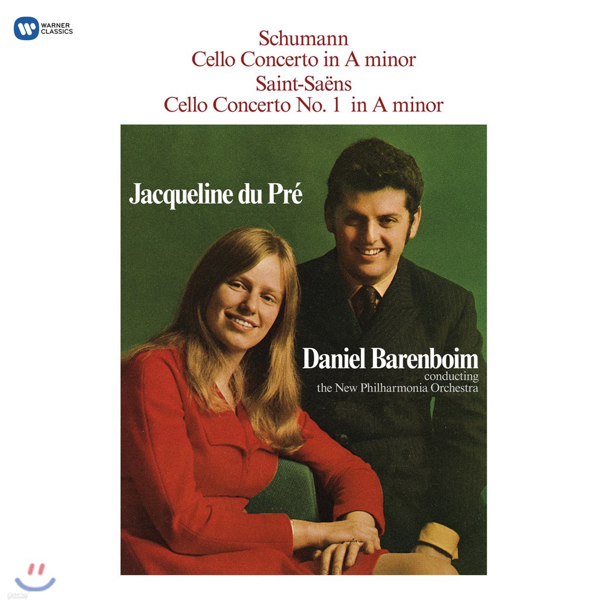 Jacqueline du Pre / Daniel Barenboim 슈만 / 생상스: 첼로 협주곡 (Schumann / Saint-Saens: Cello Concertos in A minor) [LP]