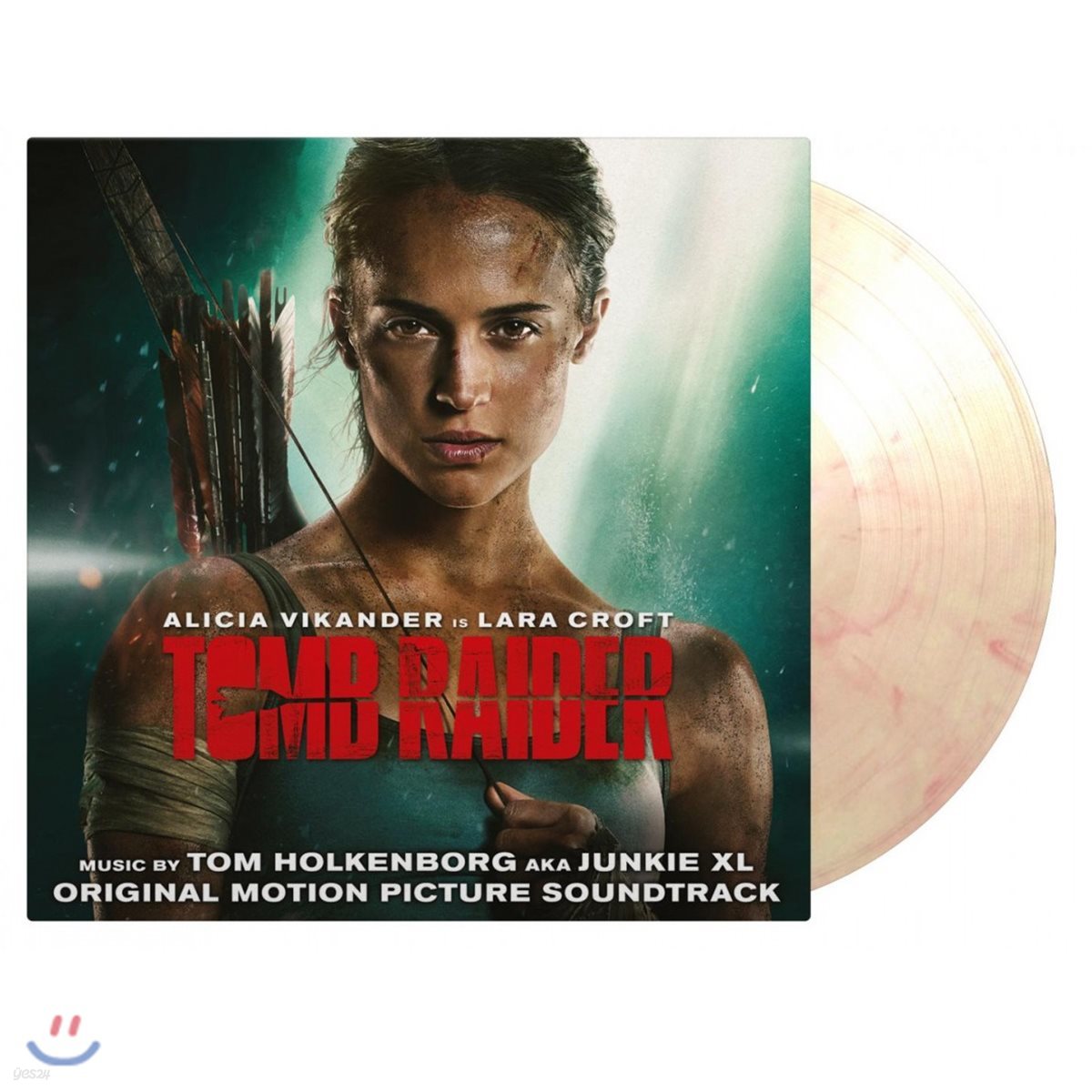 툼 레이더 영화음악 (Tomb Raider OST by Tom Holkenborg aka Junkie XL) [투명 & 레드 믹스 컬러 2LP]