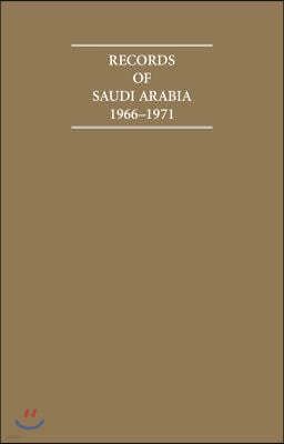Records of Saudi Arabia 1966-1971 6 Volume Hardback Set