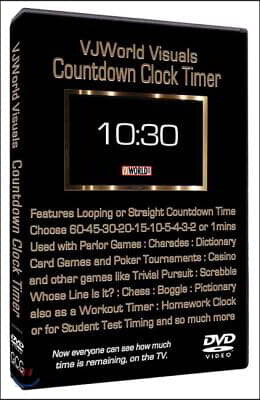 Vj World Visuals Countdown Clock Timer