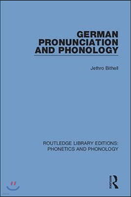 German Pronunciation and Phonology