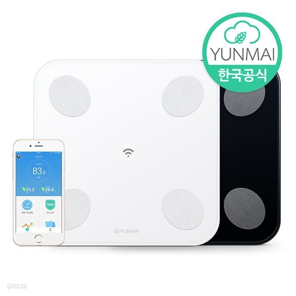 YUNMAI 윈마이 미니2 WIFI 스마트 체중계 M1720 / EST