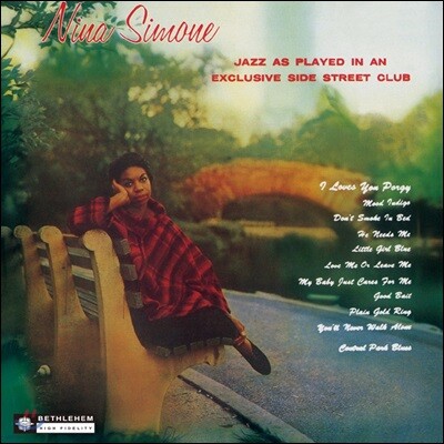 Nina Simone,Albert Tootie Heath,Jimmy Bond — Nina Simone (니나 시몬) - Little Girl Blue 앨범 커버