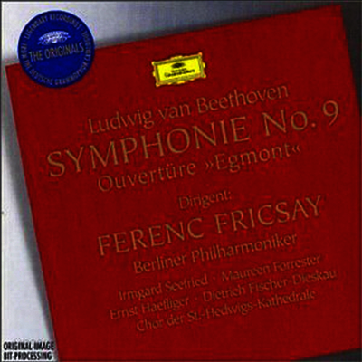 베토벤: 교향곡 9번 '합창', 에그몬트 서곡 (Symphony No.9, Ouverture 'Egmont')(CD) - Ferenc Fricsay