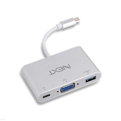 [NEXT-412TCV]  Type-C to VGA/USB3.0/PD 3 in 1 Adapter