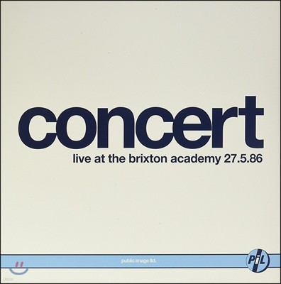 Public Image Limited (퍼블릭 이미지 리미티드) — Live At Brixton Academy 1986 앨범 커버