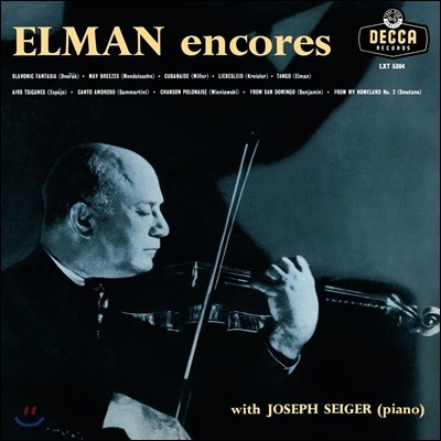 Leon Pommers — Mischa Elman 미샤 엘만 바이올린 소품집 - 앙코르 (Encores) 앨범 커버