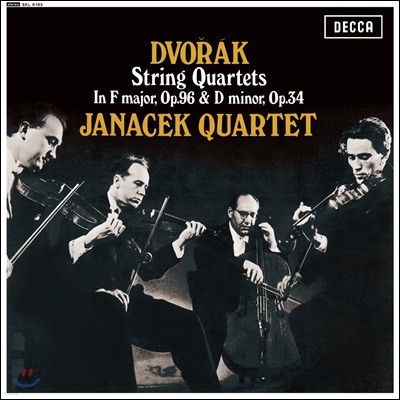 Leon Pommers — Janacek Quartet 야나체크 콰르텟 - 드보르작: 현악 사중주 `아메리카` 앨범 커버