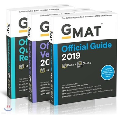 GMAT Official Guide 2019 : Official Guide / Verbal Review / Quantitative Review