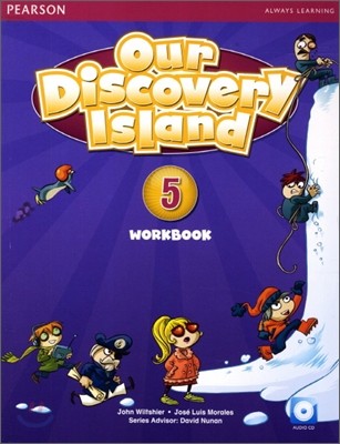 Our Discovery Island American Edition Workbook with Audio CD 5 Pack