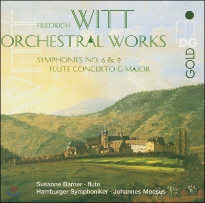 Johannes Moesus Ʈ:  ǰ -  6 & 9 / ÷Ʈ ְ (Witt: Orchestral Works - Symphonies No. 6 & 9 / Flute Concerto G Major)