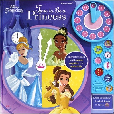 Disney Princess Clock Book - 디즈니 프린세스 시계책