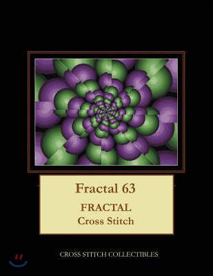 Fractal 63: Fractal Cross Stitch Pattern