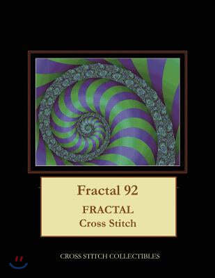 Fractal 92: Fractal Cross Stitch Pattern