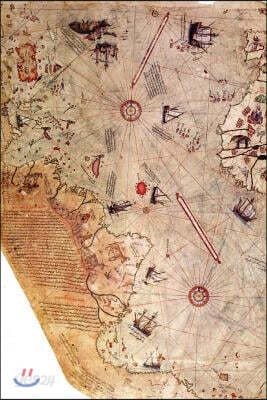 Piri Reis Antique World Map Journal: Take Notes, Write Down Memories in This 150 Page Lined Journal